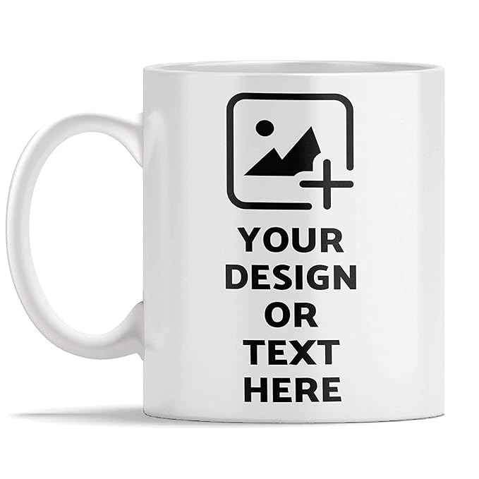 Sweet & Customizable Ceramic Mug – Ideal for Tea or Coffee (325 ML)