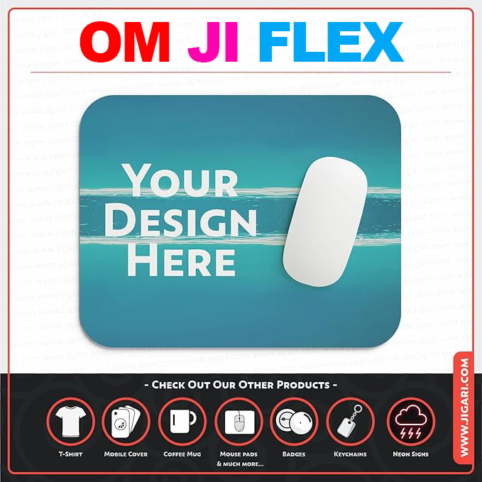 Personalized Mouse Pad for PC/Laptop | Custom Print Image/Text | Gaming & Office Use | Pack of 1