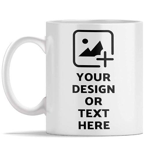 Sweet & Customizable Ceramic Mug – Ideal for Tea or Coffee (325 ML)